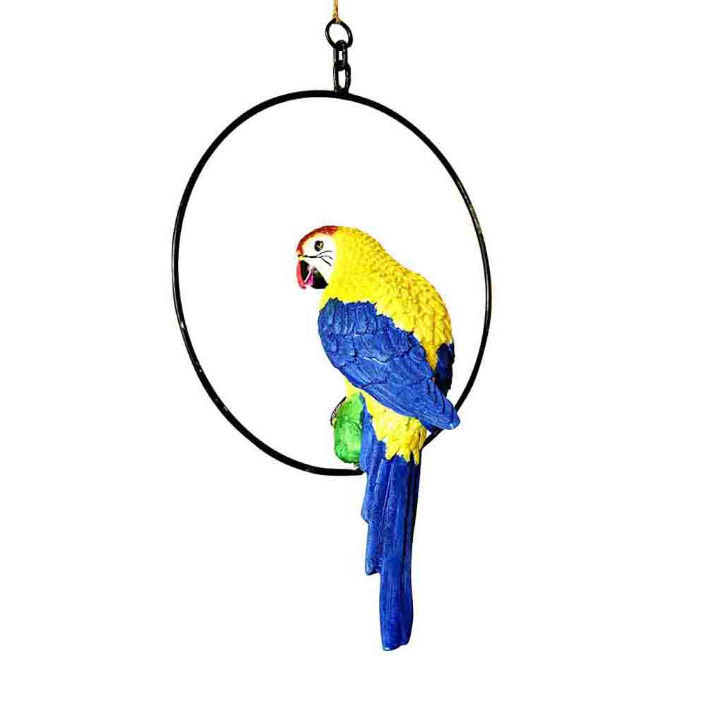 Hanging Parrot for Outdoor & Garden Décor